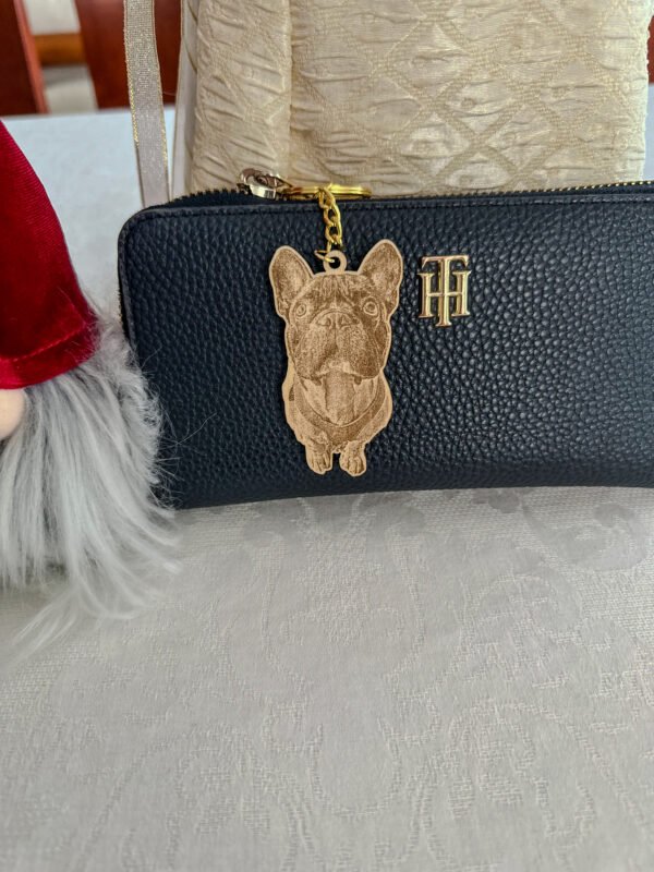 Προσωποποιημένο Ξύλινο Μπρελόκ με Χάραξη για το Κατοικίδιο