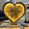 Personalized LED Heart Photo Lamp