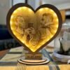 Personalized LED Heart Photo Lamp