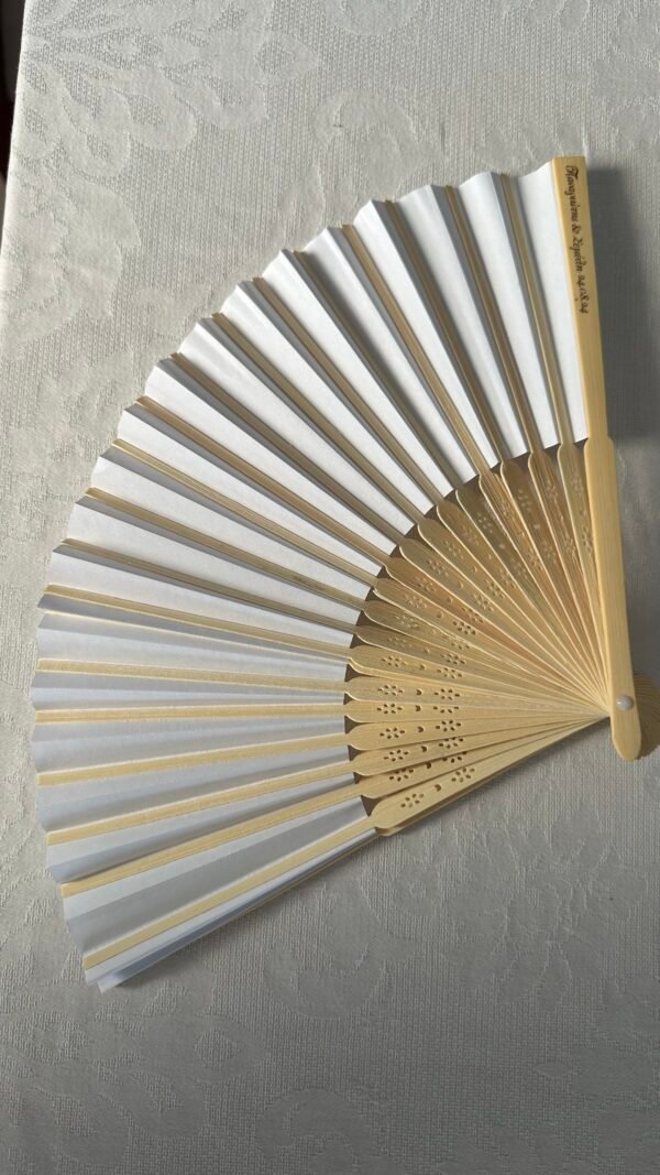 Προσωποποιημένη Ξύλινη Βεντάλια